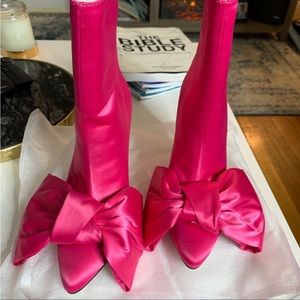 ICCONIC BOOT HOT PINK SATIN by PnkElephant